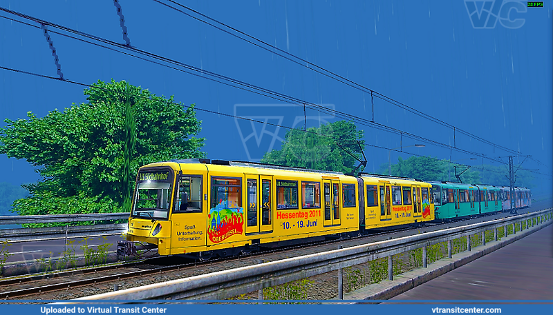 U5 wagen on Rosa-Luxemburg-Straße
