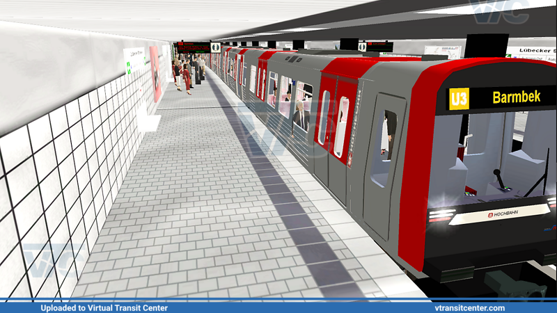 U-bahn Hamburg Type DT5
The Type DT5 was introduced in 2012 to completely renew the current rolling stock. It replace the DT2E and DT3E units

