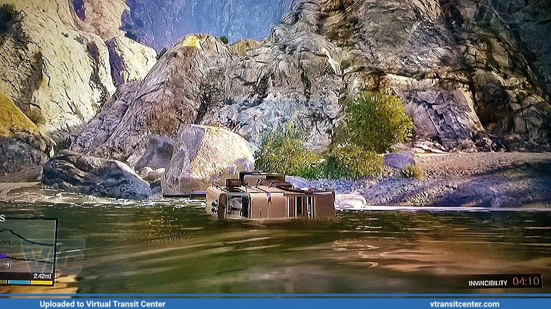 I had no choice but to fall into the water
