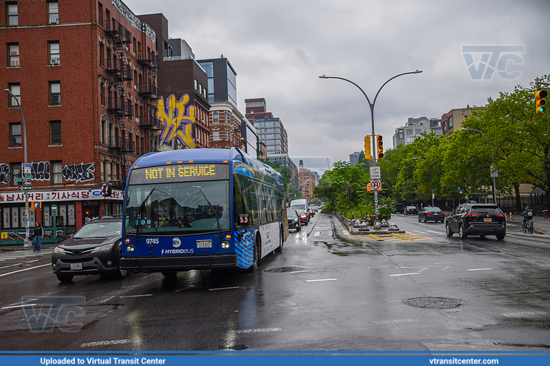 MTA New York City 9745 Not In Service
