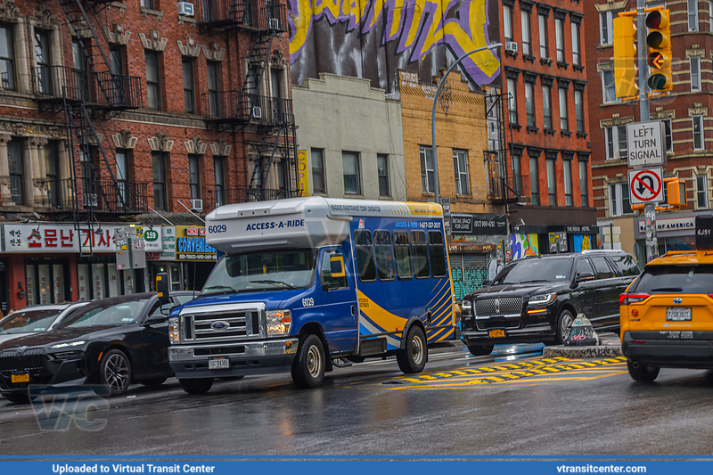 MTA New York City Transit Access-A-Ride 2024 Ford E350 6029
