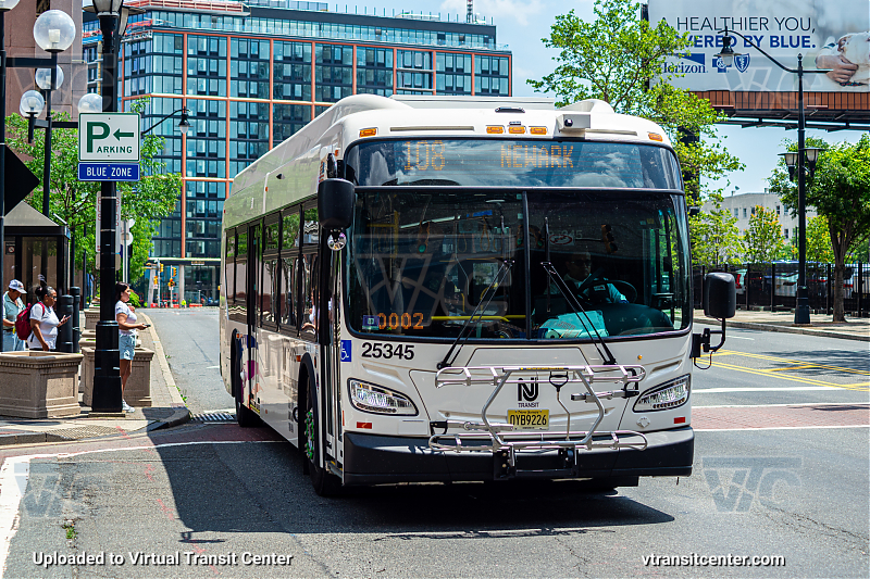Nj Transit 25345 On Route 108
Route 108 Newark
Keywords: NJTBus;NJ Transit;New Flyer XD40