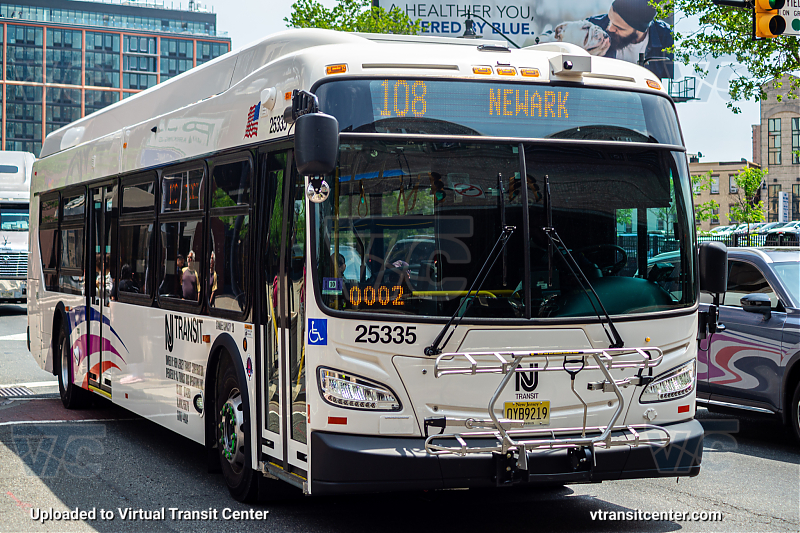 NJ Transit 25335 on Route 108
Route 108 Newark 
Keywords: NJTBus;NJ Transit;New Flyer XD40