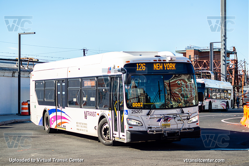 NJ Transit 25201 On Route 126
Route 126 New York 
Keywords: NJT Bus;NJ Transit;New Flyer XD40