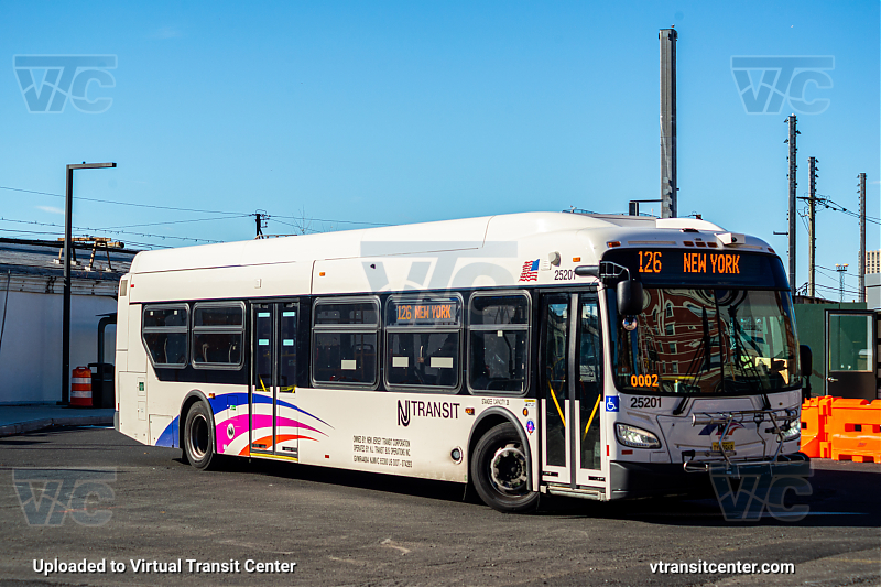NJ Transit 25201 On Route 126
Route 126 New York 
Keywords: NJT Bus;NJ Transit;New Flyer XD40