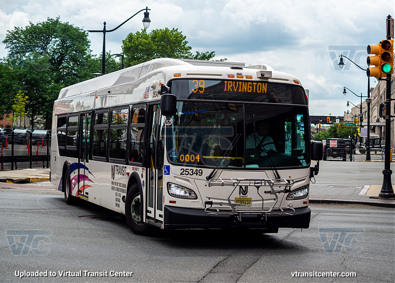 Nj Transit 25349 On Route 39
Route 39 Irvington 
