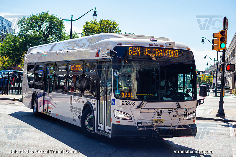 Nj Transit 25373 on Route 66M
