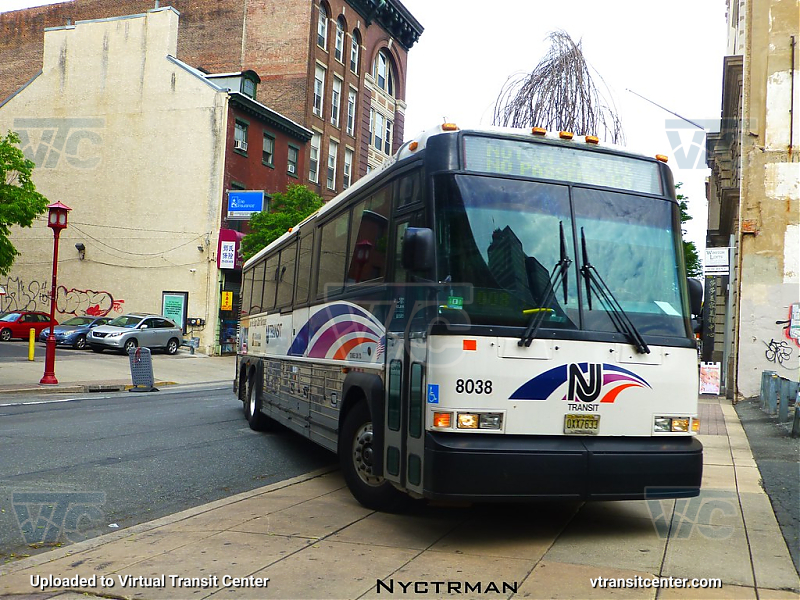 Nj Transit 8038
D4000 8038 in Philadelphia 
