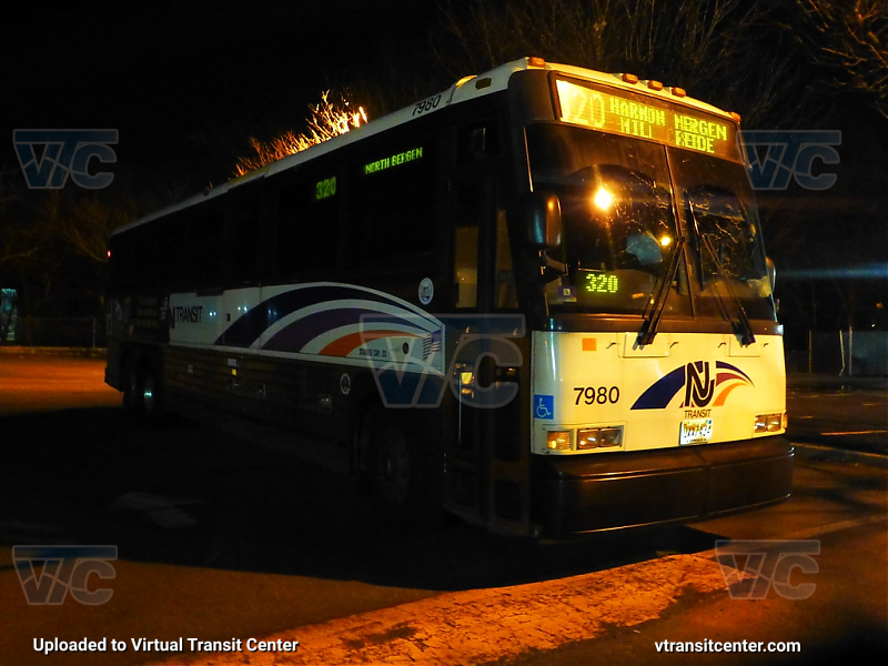 Nj Transit 7980 
D4000 7980 on the 160 bus is on layover in Elmwood Park
