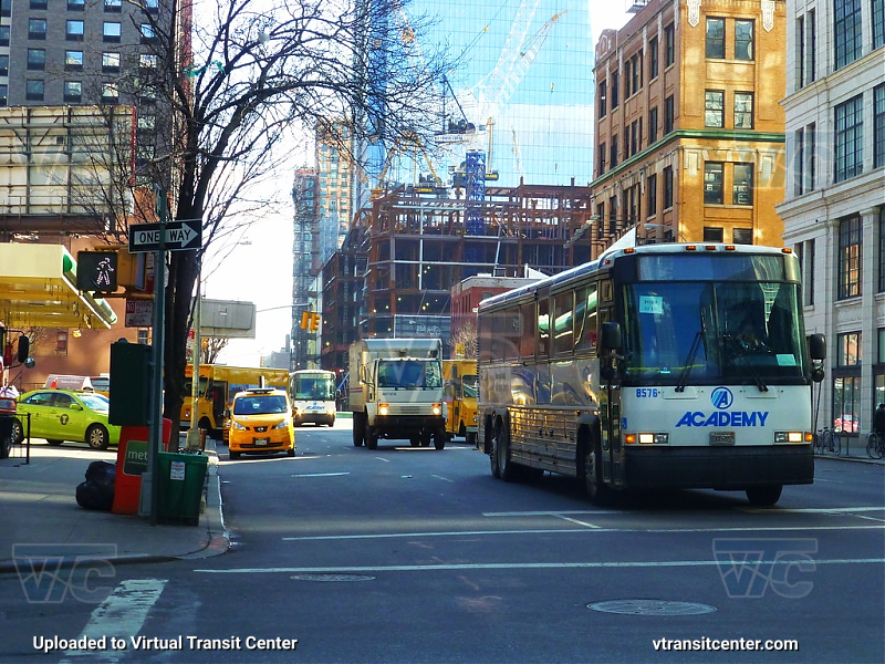 Nj Transit 8576
Academy Bus 8576 deadheading to The PABT
