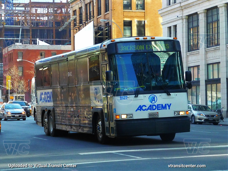 Nj Transit 8622
Academy Bus 8622 Deadheading to the PABT 
