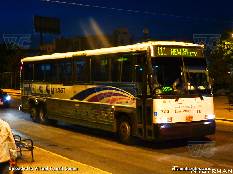 NJ Transit 7736
D4000 7736 on the 111 to New York 
