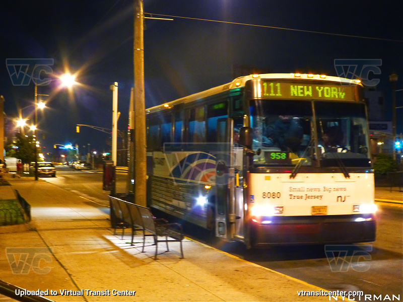 Nj Transit 8080
D4000 8080 on the 111 to New York 
