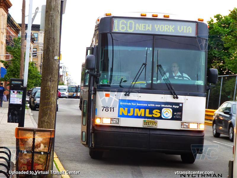 Nj Transit 7811 
D4000 7811 on the 160 to New York 
