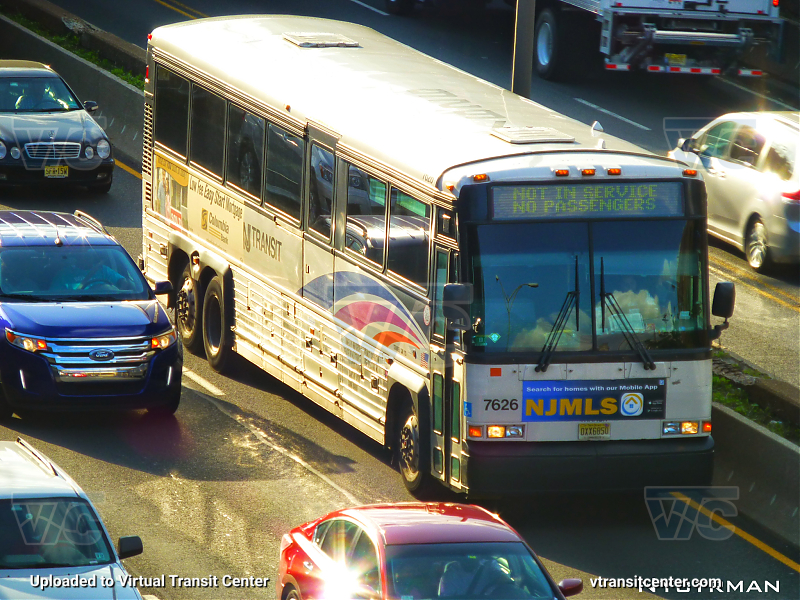 Nj Transit 7626
D4000 7626 deadheading to New York 
