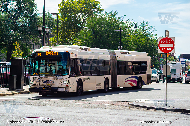 Nj Transit 20802 on Route 39 
