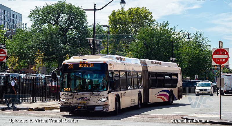 Nj Transit 20802 on Route 39
