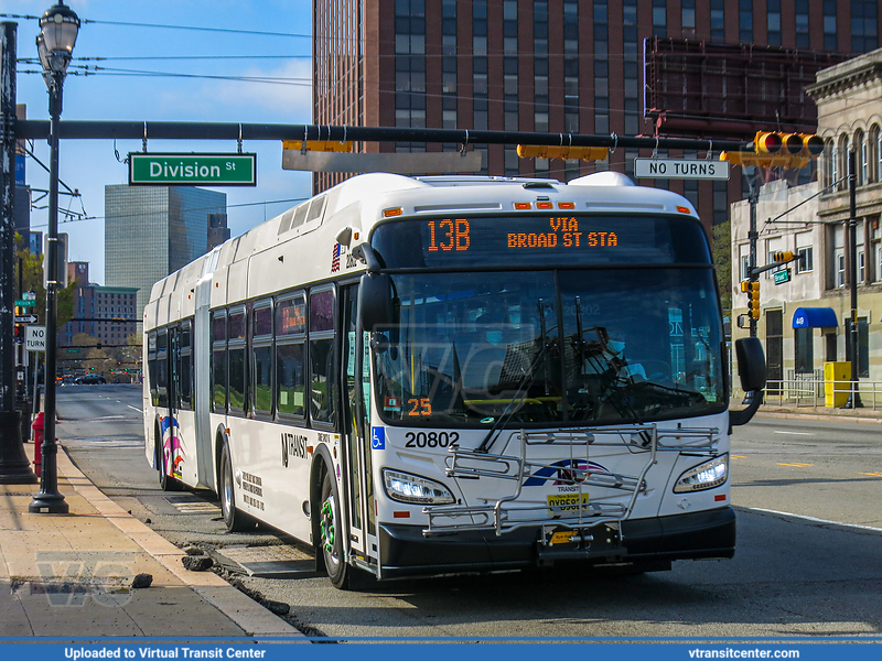 NJ Transit 20802 on Route 13B
Route 13B to Irvington
New Flyer XD60
Broad Street at Division Street, Newark, NJ
Keywords: NJTBus;XD60