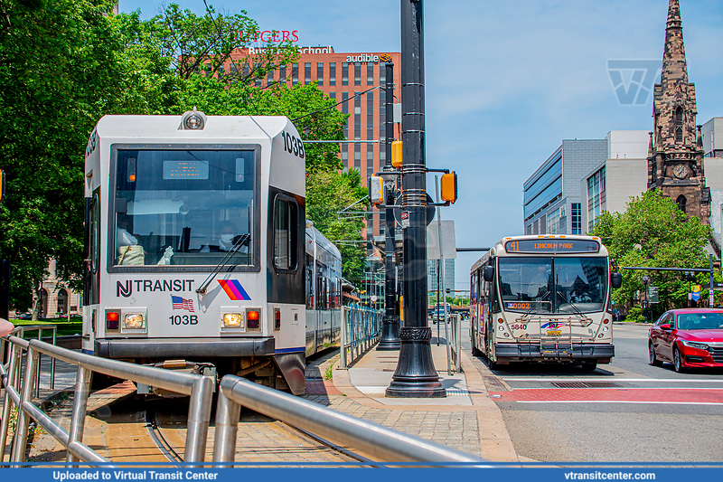 NJ Transit 5840 and LRV 103B
Route 41 to Lincoln Park
NABI 416 and Kinki-Sharyo LRV
Washington Park Station, Newark, NJ
Keywords: NJTBus;NABI416;NJTRail;KinkiSharyo