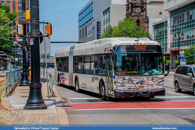NJ Transit 20842 on Route 13T
Route 13T to Irvington
New Flyer XD60
Washington Park Station, Newark, NJ
Keywords: NJTBus;XD60