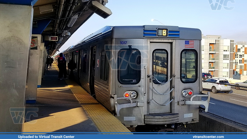 SEPTA Metro Market-Frankford/M4 1017 on MFL
Market-Frankford Line to Frankford Terminal
Spring Garden Station
