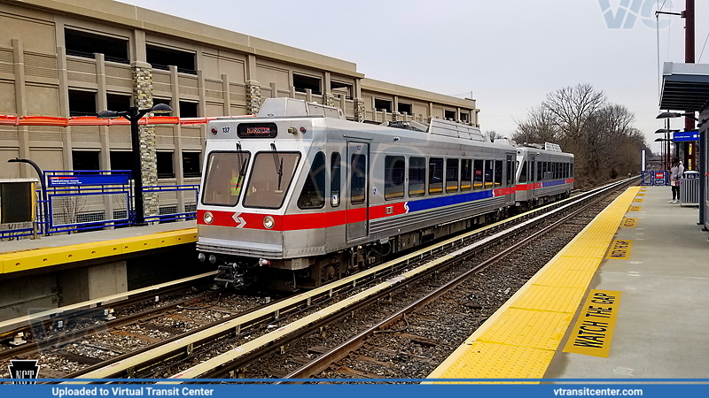 SEPTA Metro Norristown/N5 137 on NHSL
Norristown High Speed Line to Norristown
