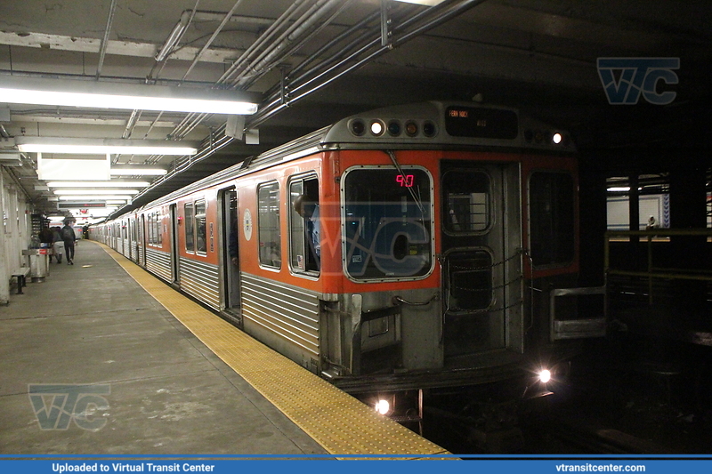 SEPTA Metro Broad Street/B-IV 513 on Broad Street Local
Broad Street Line to Fern Rock Station 
Fairmount Station 
(This was the last car to wear the full Orange Wrap from 1982)
