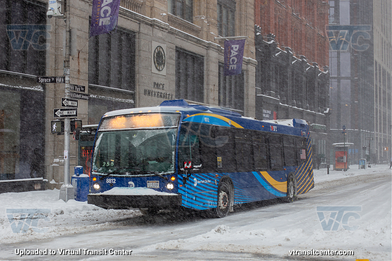 MTA New York City Bus 8812 on route M22
