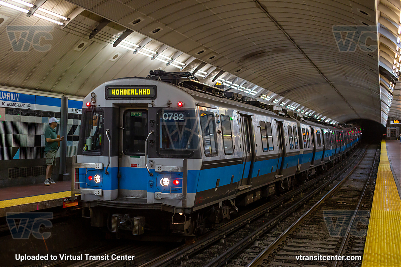 MBTA 0782 on the Blue Line
