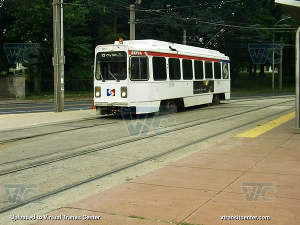 SEPTA Trolley K-Car 9013 on Route 13
Route 13 to City Hall via Subway
