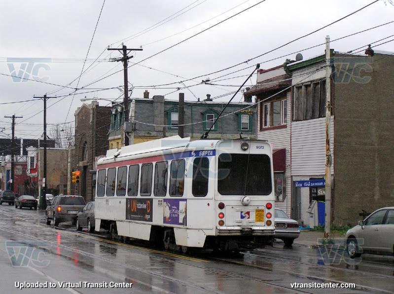 SEPTA Trolley K-Car 9072
Rear view
