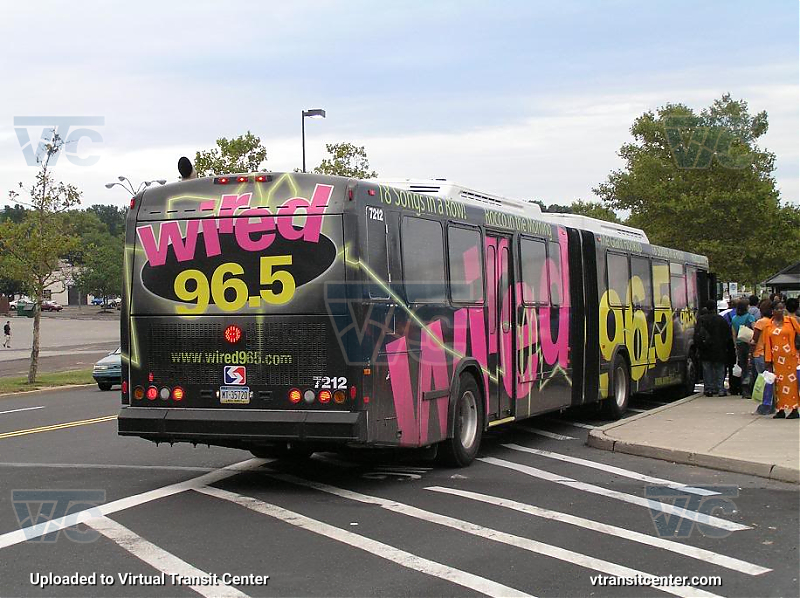 SEPTA 7212 on Route 55
Rear view
