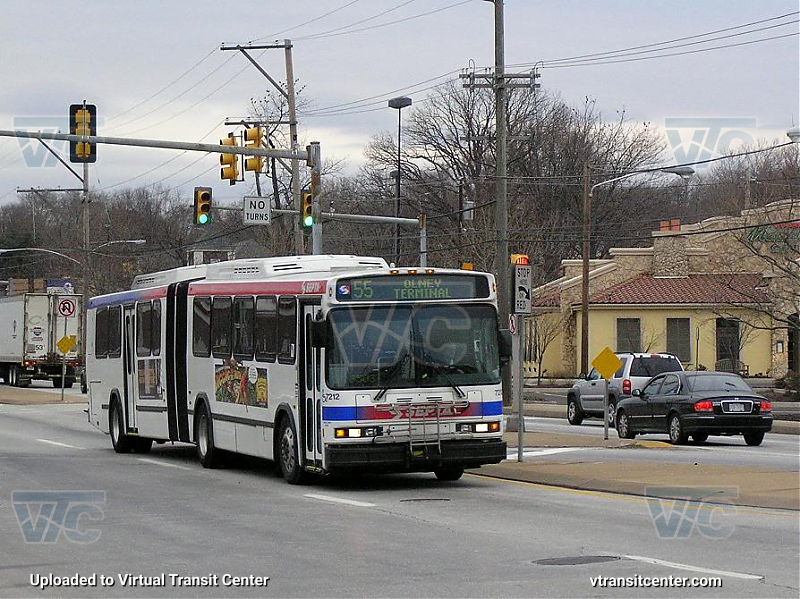 SEPTA 7212 on Route 55
Route 55 to Olney Terminal
