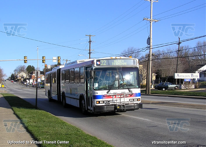 SEPTA 7216 on Route 22
Route 22 to Olney Terminal
