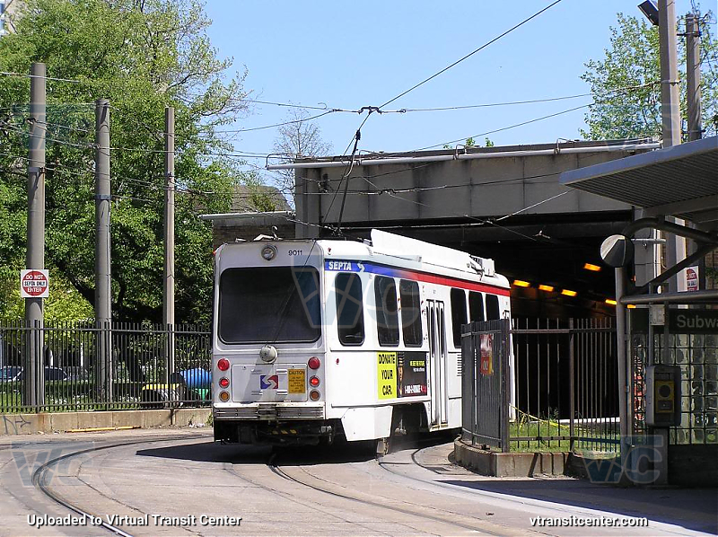 SEPTA Trolley K-Car 9011
Rear view
