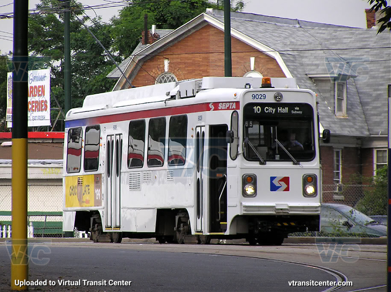 SEPTA Trolley K-Car 9029 on Route 10
Route 10 to City Hall via Subway
