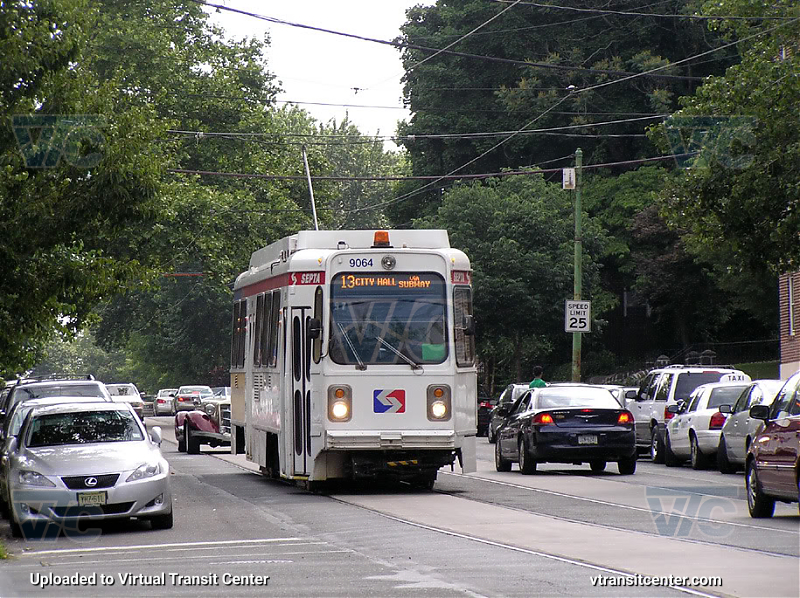 SEPTA Trolley K-Car 9064 on Route 13
Route 13 to City Hall via Subway
