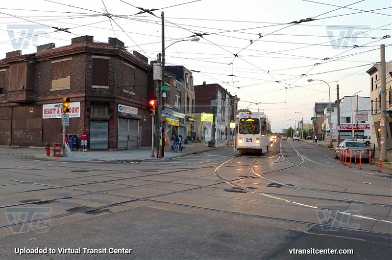 SEPTA Trolley K-Car 9084 on Route 11
Route 11 to Darby Transportation Center
