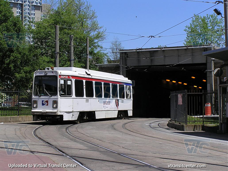 SEPTA Trolley K-Car 9085 on Route 13
Route 13 to Yeadon via Chester
