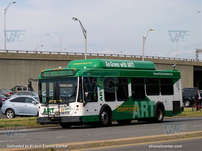 Arlington ART 5258 on Route 87
Route 87 to Army Navy Dr and Shirlington
