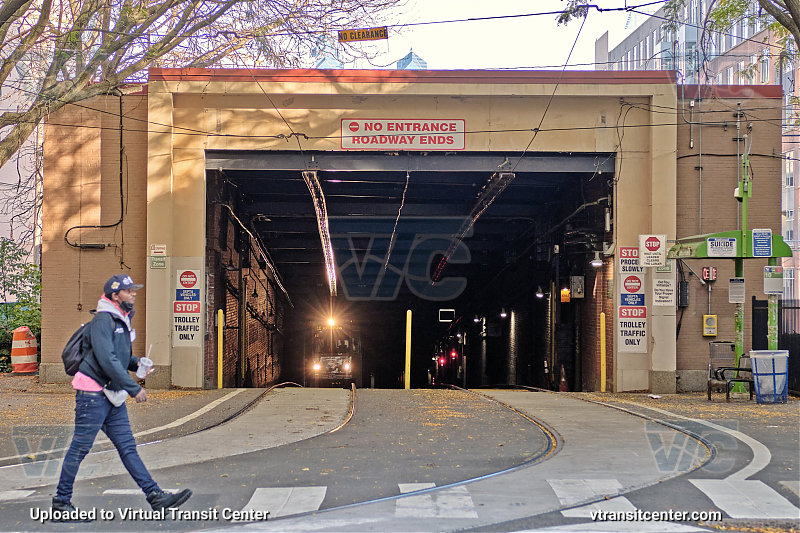 SEPTA's 36th Street Trolley Portal
The Beginning of Route T1(10)'s street portion.
