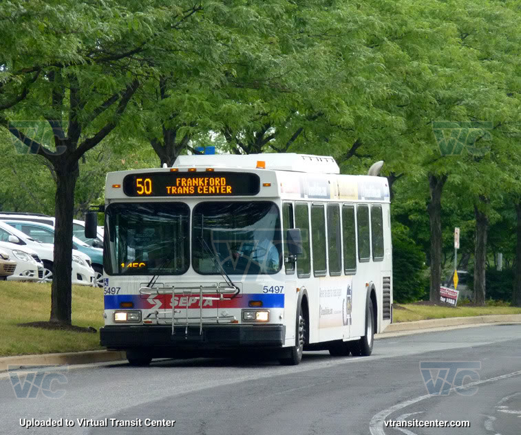 SEPTA 5497 on Route 50 by Basview