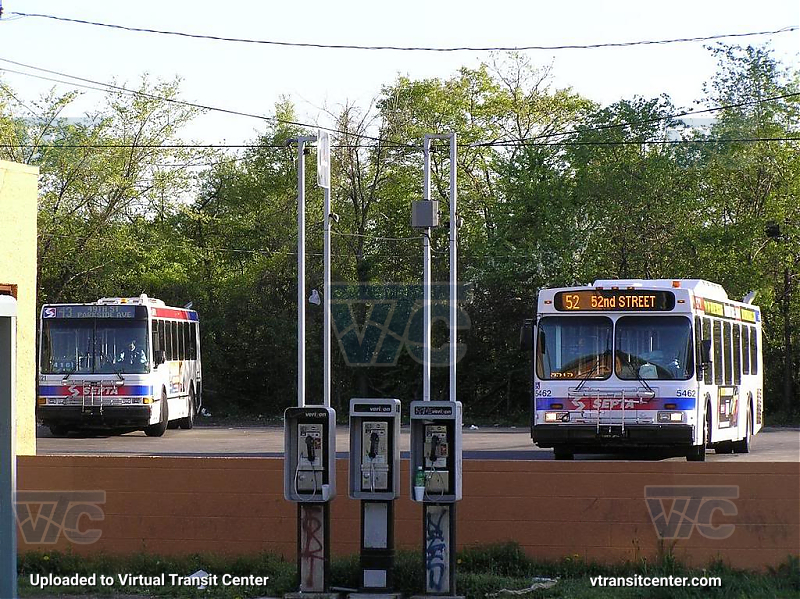 SEPTA 5462 and SEPTA 5021 at 49th-Parkside Loop
This loop was replaced by the 50th-Parkside Loop in 2011
Keywords: SEPTA Bus;New Flyer D40LF;SEPTA Bus;NABI 416