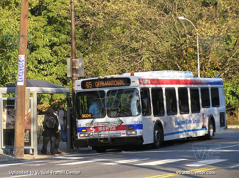SEPTA 5434 on Route 65
Route 65 Germantown
Keywords: SEPTA Bus;New Flyer D40LF