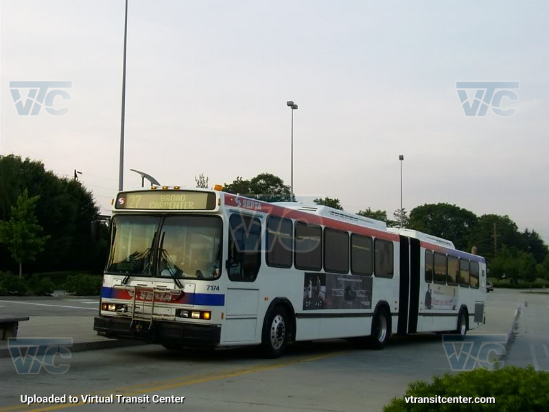 SEPTA 7174 on Route 27
Route 27 to Broad-Carpenter

