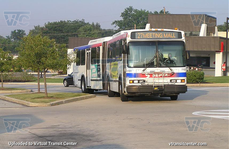 SEPTA 7101 on Route 27
Route 27 to Plymouth Meeting Mall

