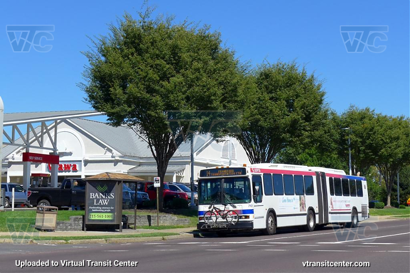 SEPTA 7101 on Route 14
Rear View

