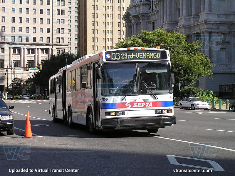 SEPTA 7109 on Route 33
Route 33 to 23rd-Venango

