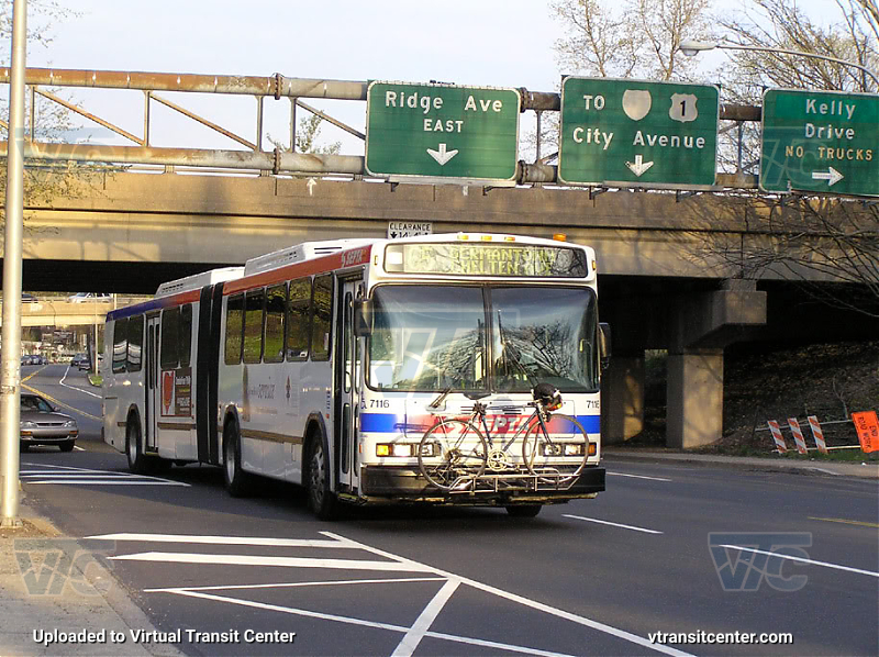 SEPTA 7116 on Route 65
Route 65 to Germantown-Chelten

