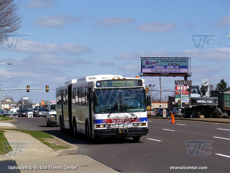 SEPTA 7116 on Route 14
Route 14 to Frankford Transit Center

